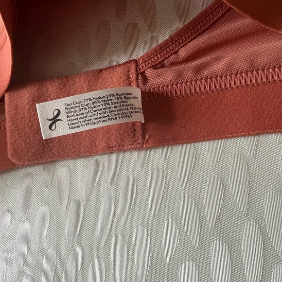 All.You. LIVELY Target Mesh Trim Bralette Terracotta Size 2 D DD DDD - Picture 6 of 9